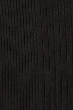 Georgia Ribbed Tank Midi Dress - Black