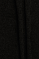 Moxie Knot Front Knit Dress - Black